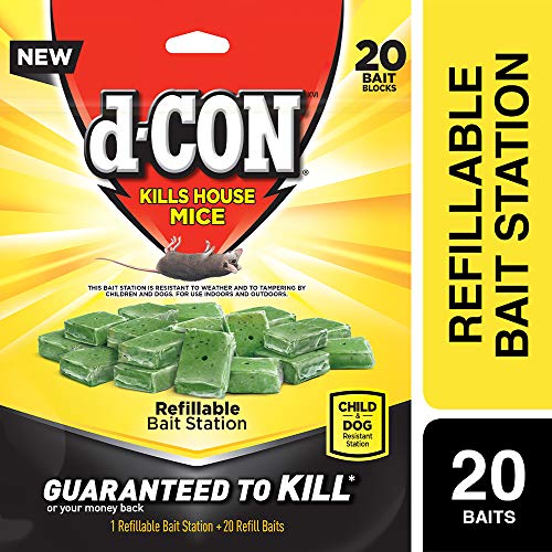 D-Con Corner Fit Bait Station and Bait Refills