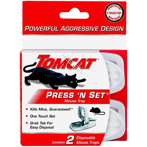 tomcat press and set mouse traps