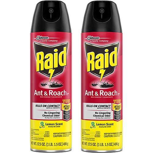 raid ant and cockroach spray