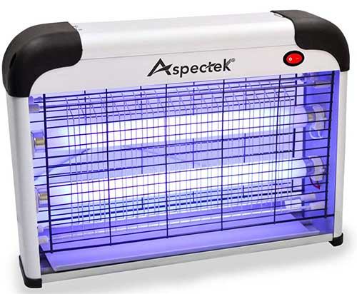 aspectek electronic bug zapper for fly moth and mosquito