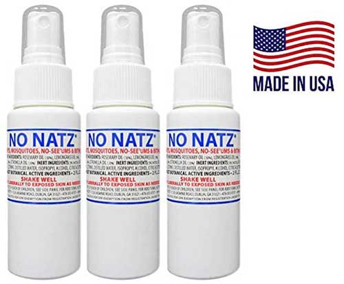 No Natz no see um mosquito and gnat deet free natural bug spray