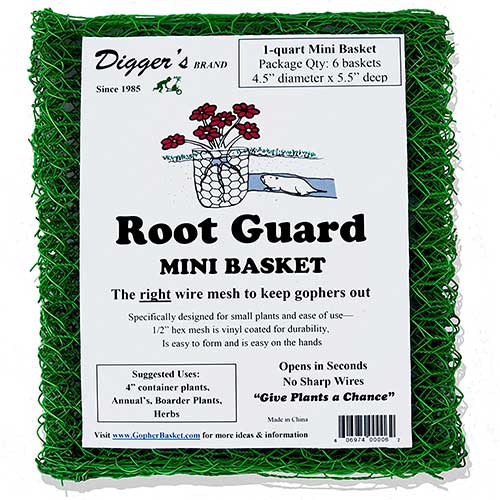 diggers mini basket guard for chipmunks