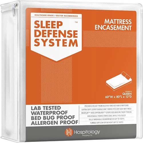 sleep defense system mattress encasement for bed bugs